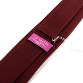 Dark Red Danso Silk Tie 7.5cm - Tie Doctor